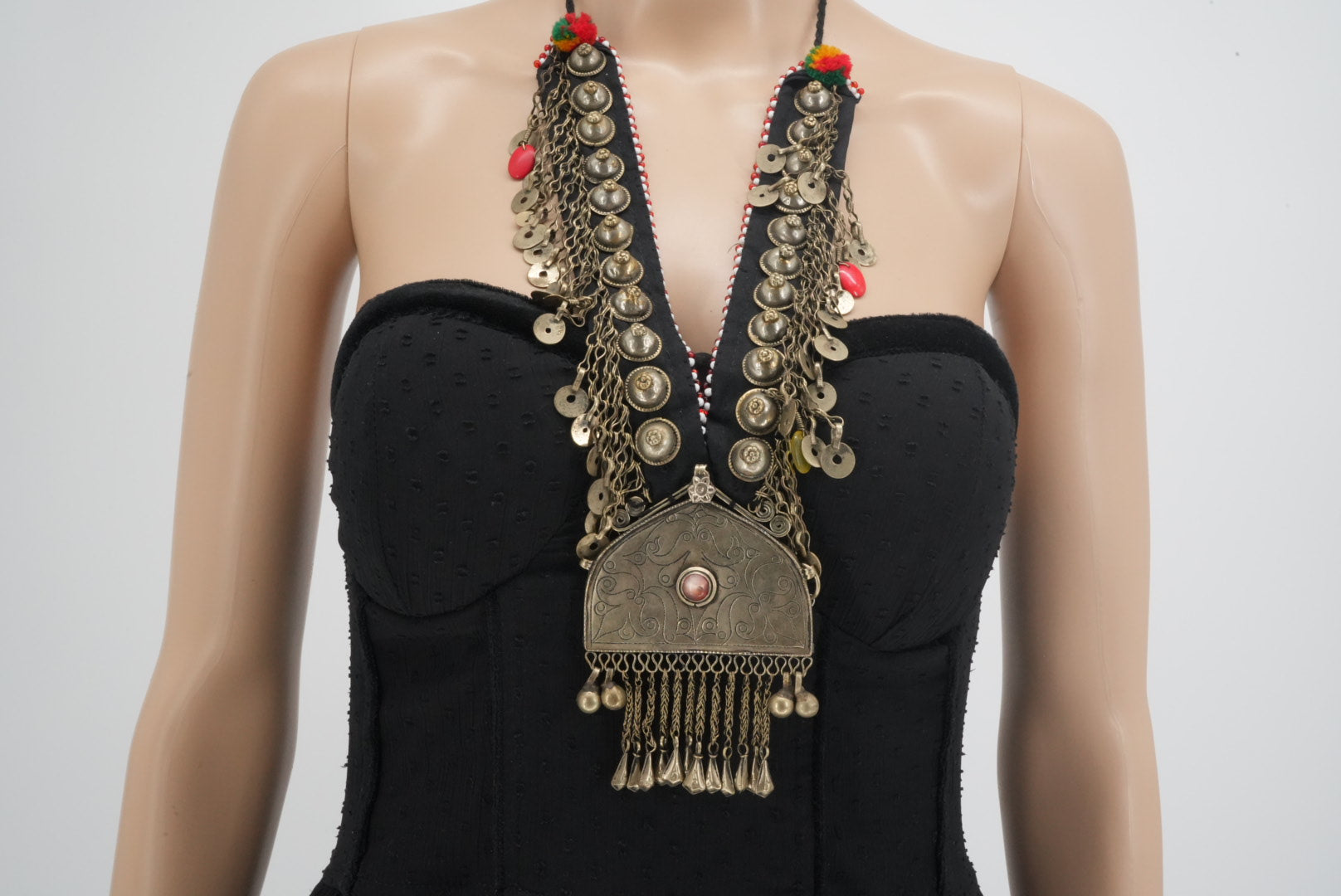 Large Kuchi Vintage Necklace