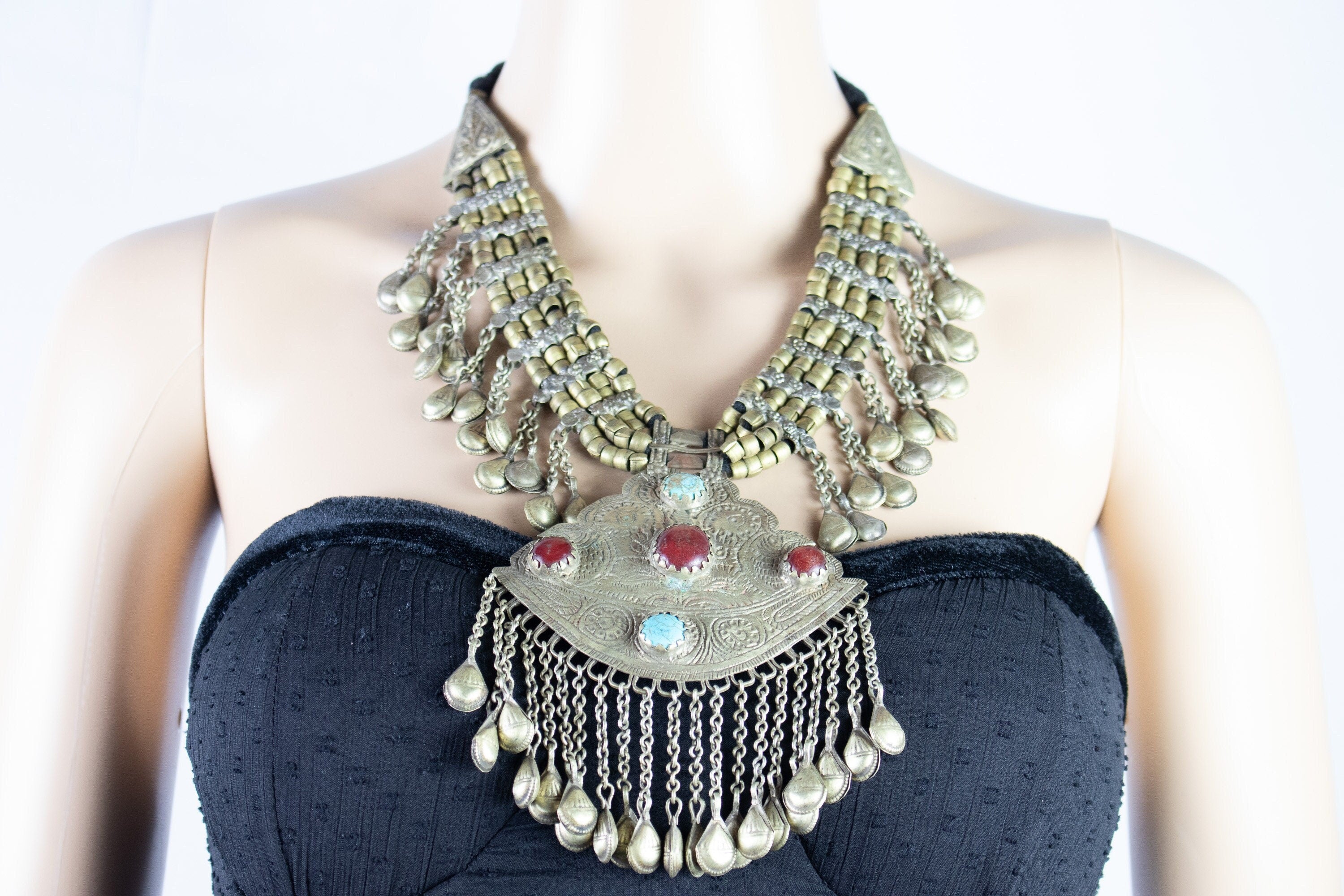 Antique Kashmiri Tribal Necklace