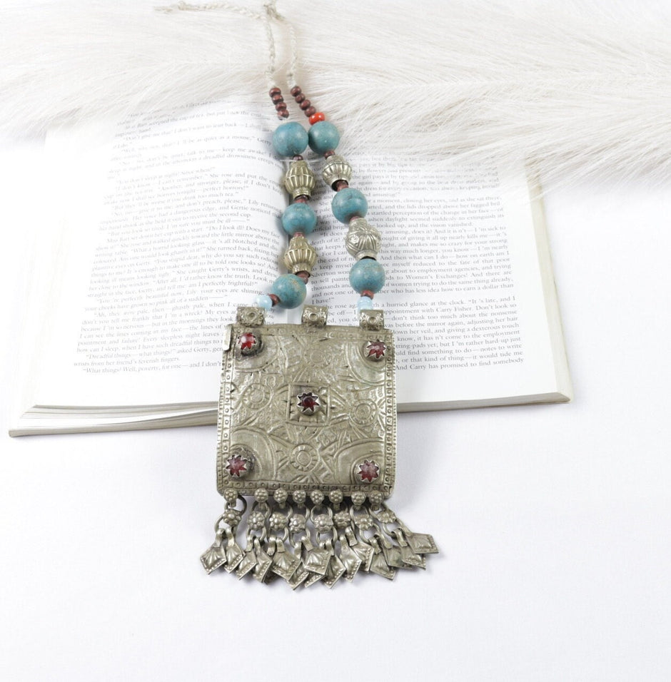 Vintage Style Afghan Choker Necklace