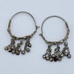 Vintage Handmade Kuchi Hoops Earrings