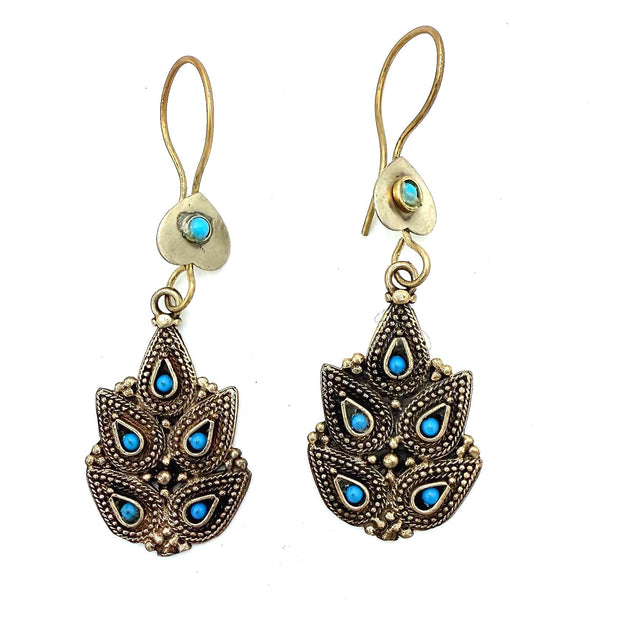 Vintage Afghani Tribal Statement Earrings