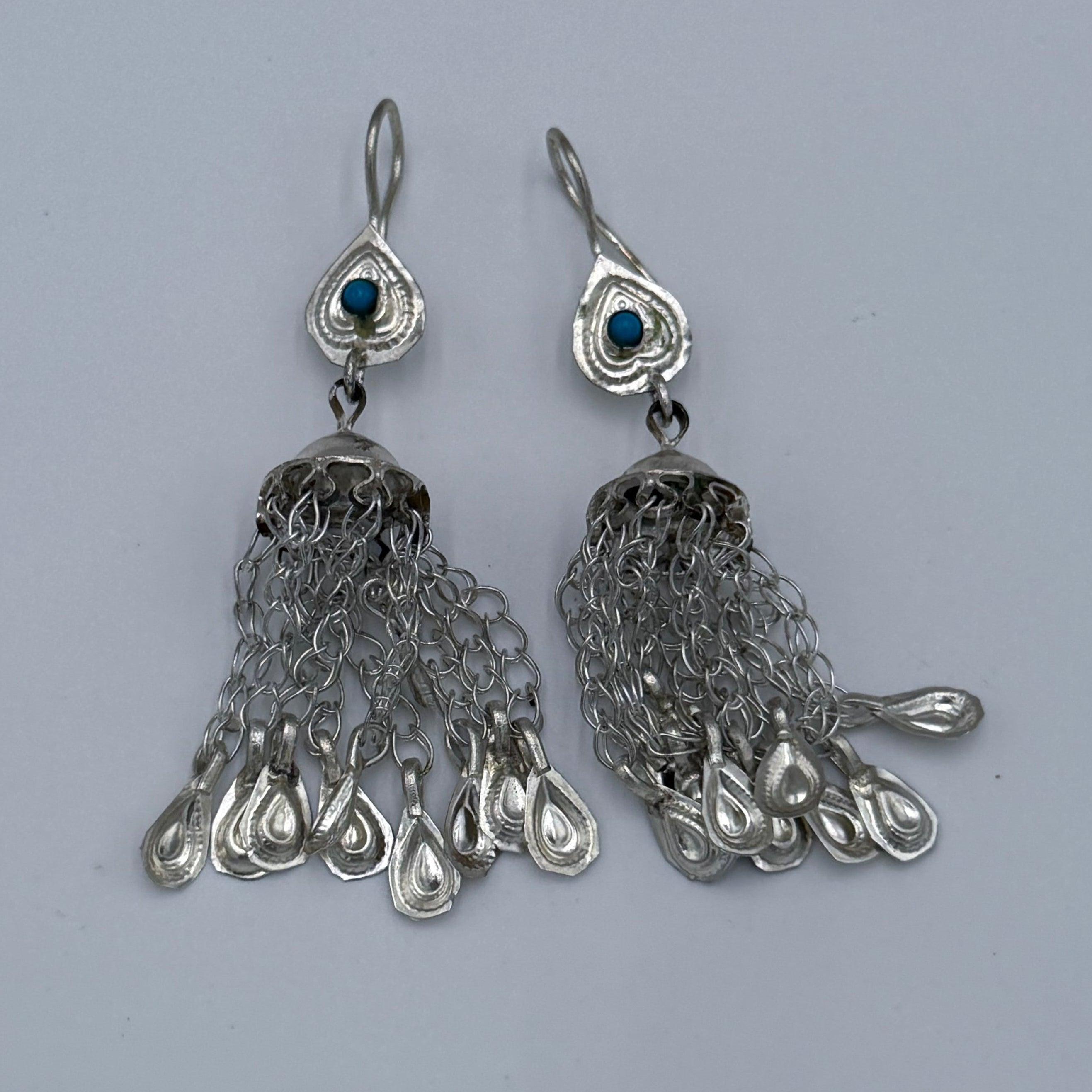 Vintage Afghani Tribal Statement Earrings
