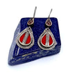 Vintage Afghani Tribal Teardrop Earrings
