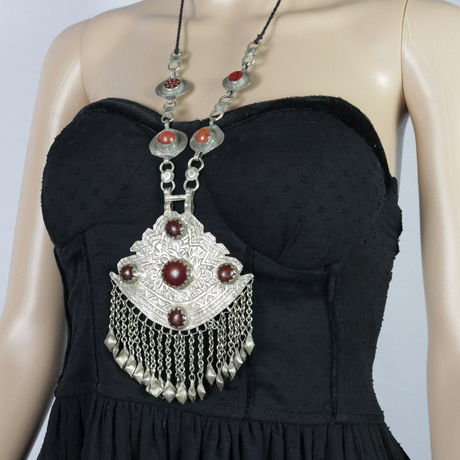 Vintage Afghan Tribal Necklace Pendant