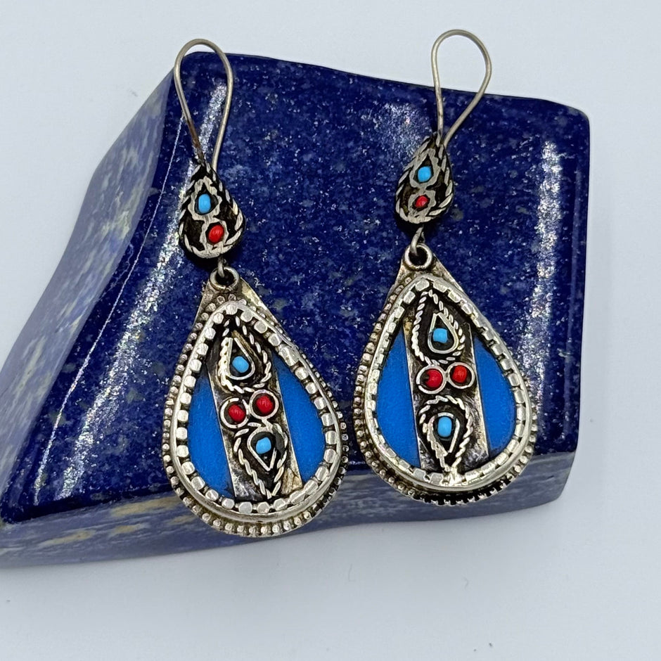 Vintage Afghani Tribal Teardrop Earrings (Copy)