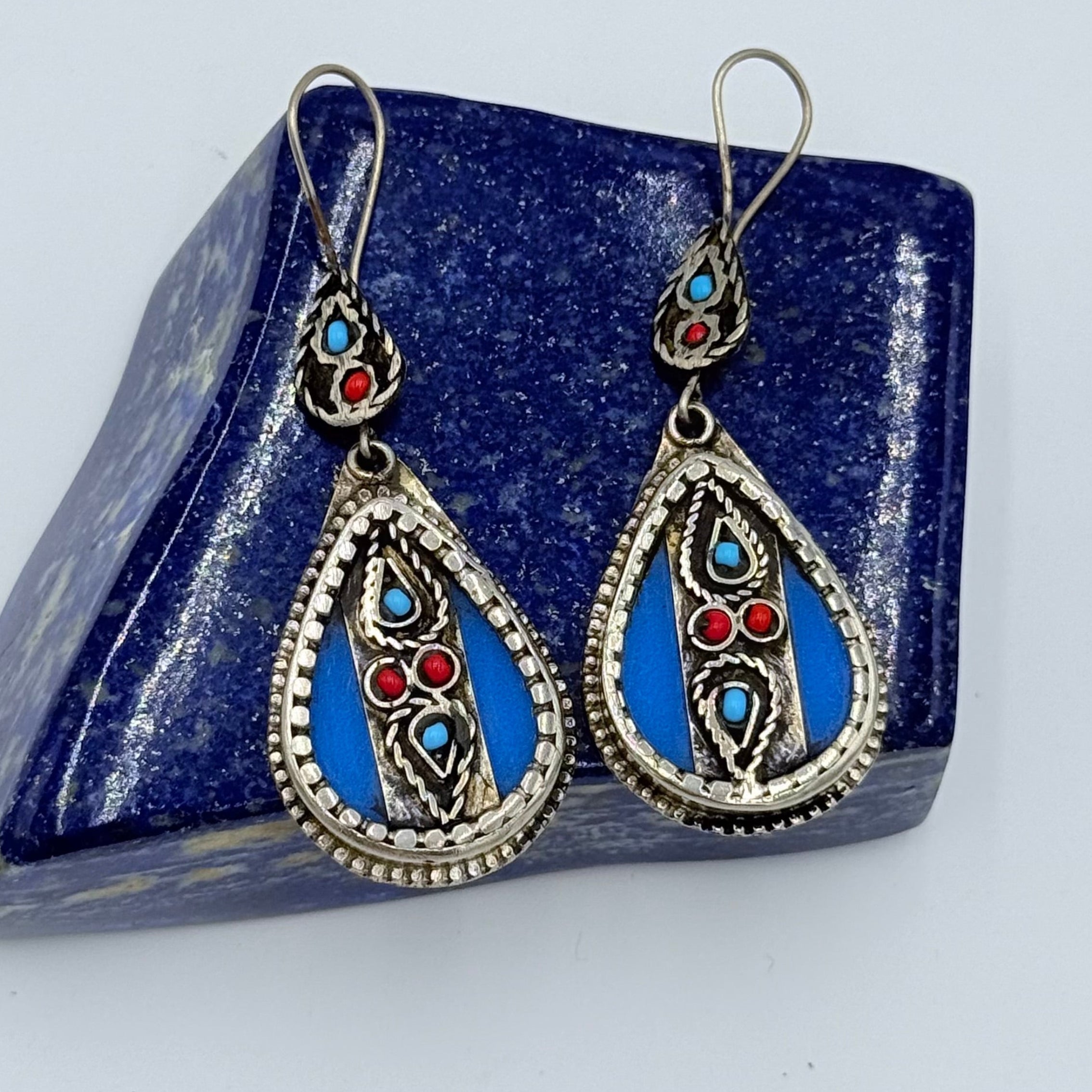 Vintage Afghani Tribal Teardrop Earrings (Copy)