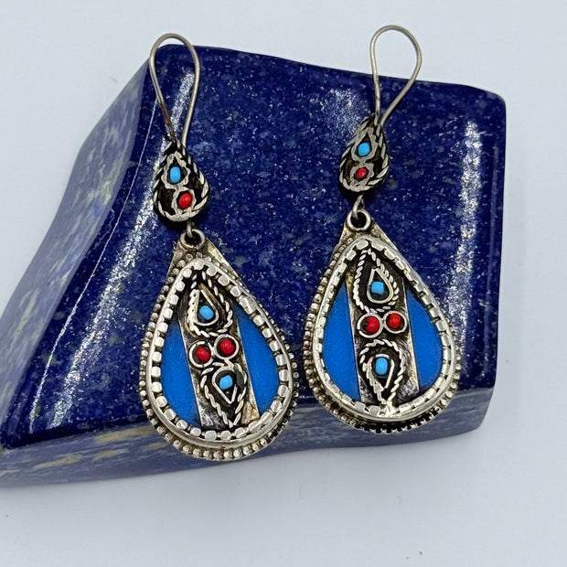 Vintage Afghani Tribal Teardrop Earrings (Copy)