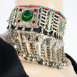 Green Vintage Style Afghan Choker Necklace