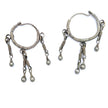 Vintage Afghan Tribal Hoop Earrings