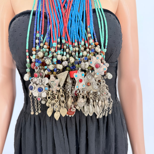 Vintage Afghani Kuchi Pendant Necklace
