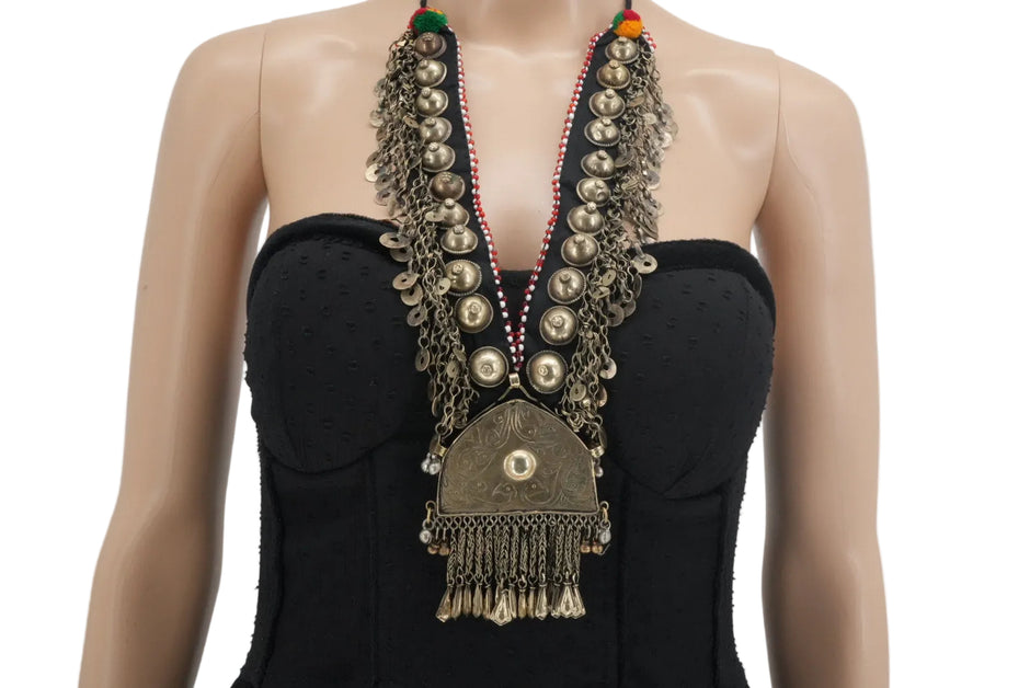 Large Kuchi Vintage Necklace