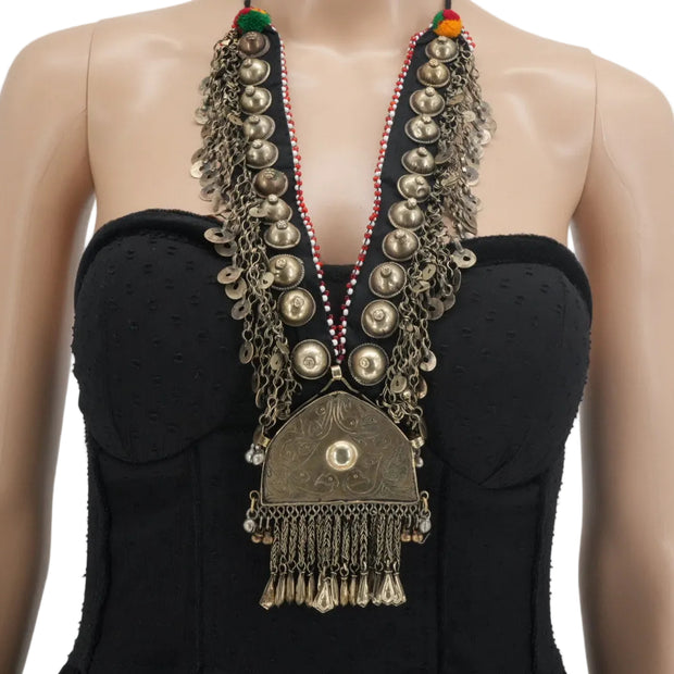 Large Kuchi Vintage Necklace