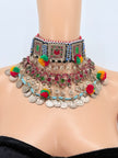 Vintage Afghan Tribal Choker Necklace