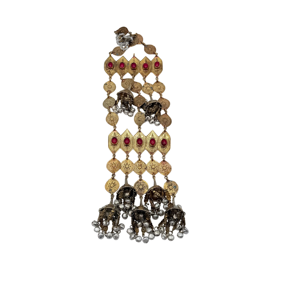 Vintage Afghan Large Statement Necklace