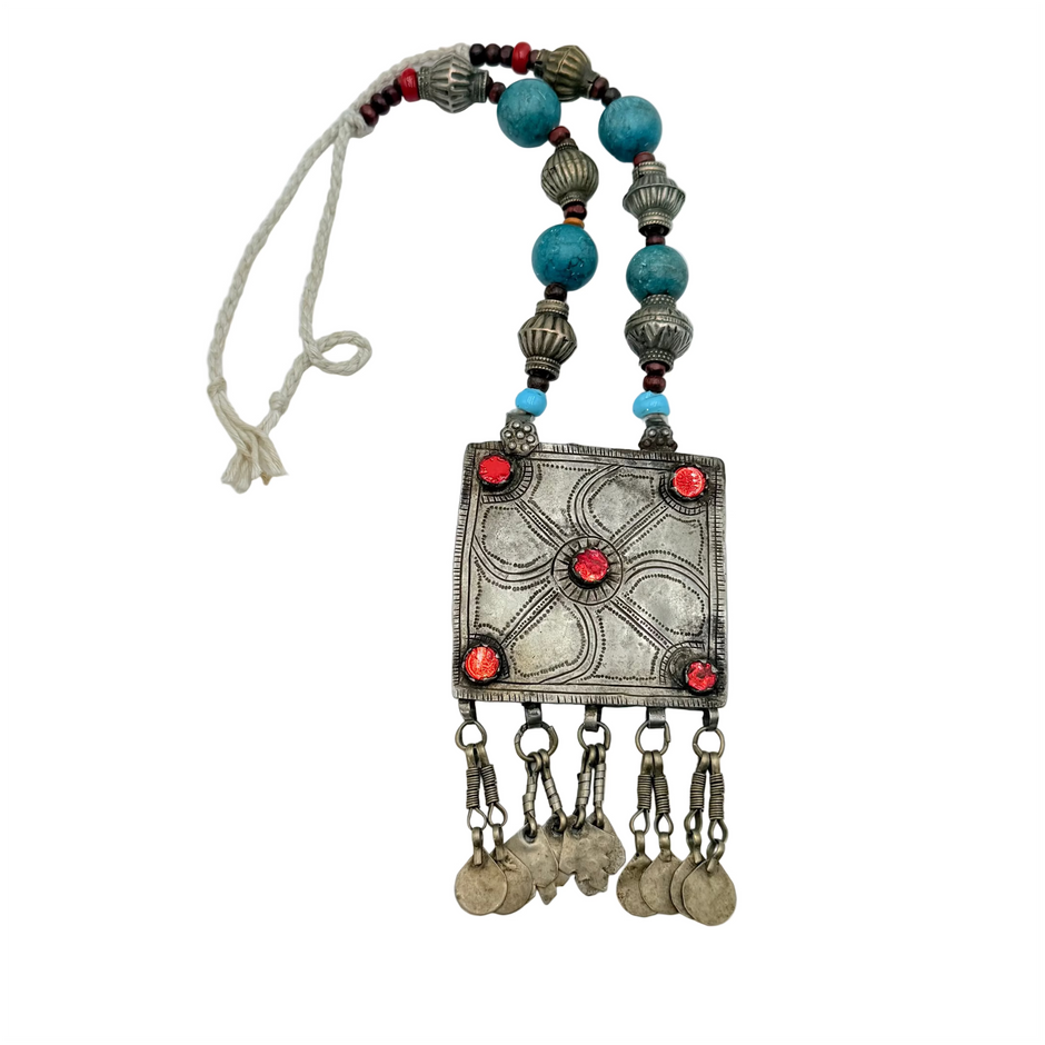 Vintage Afghan Statement Necklace