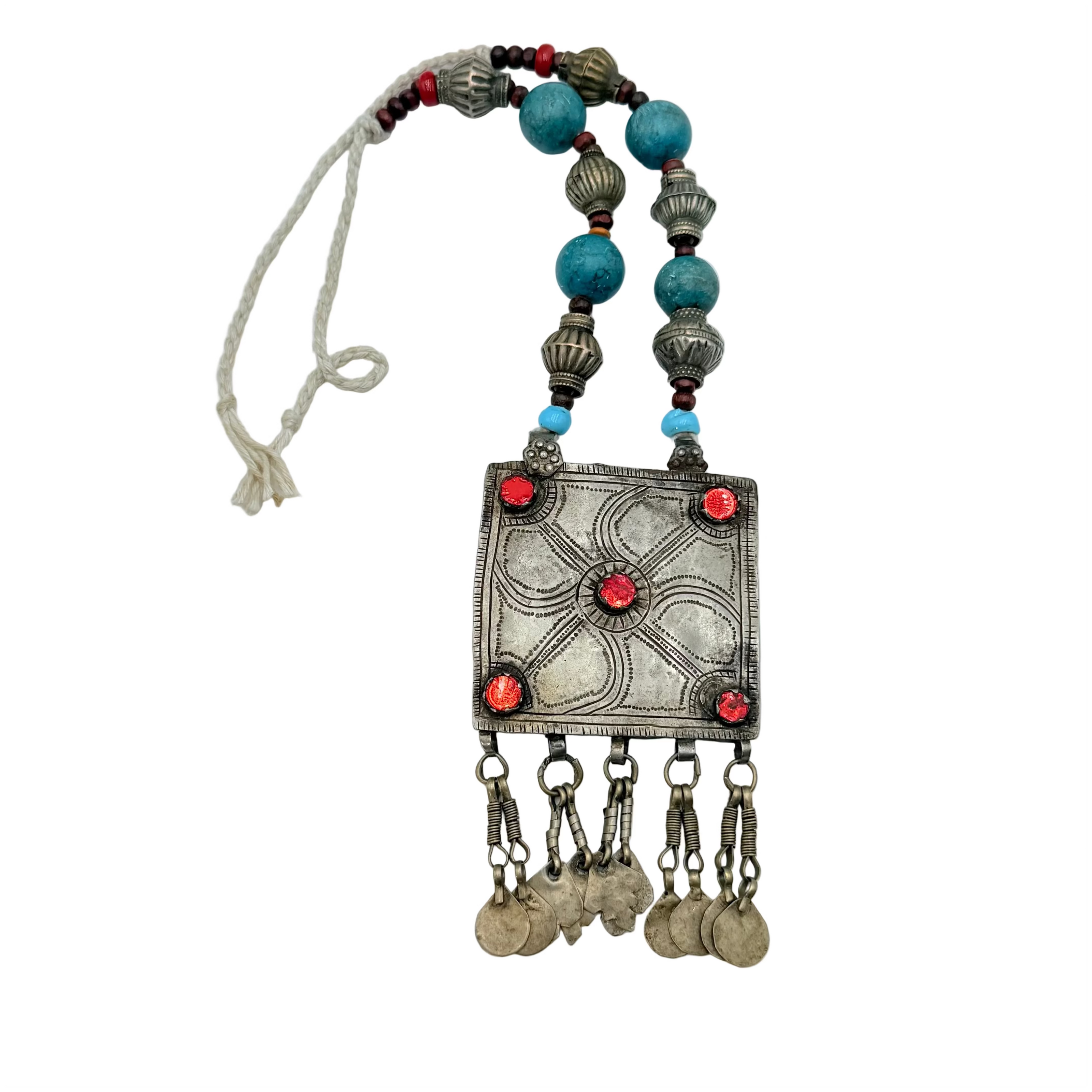 Vintage Afghan Statement Necklace