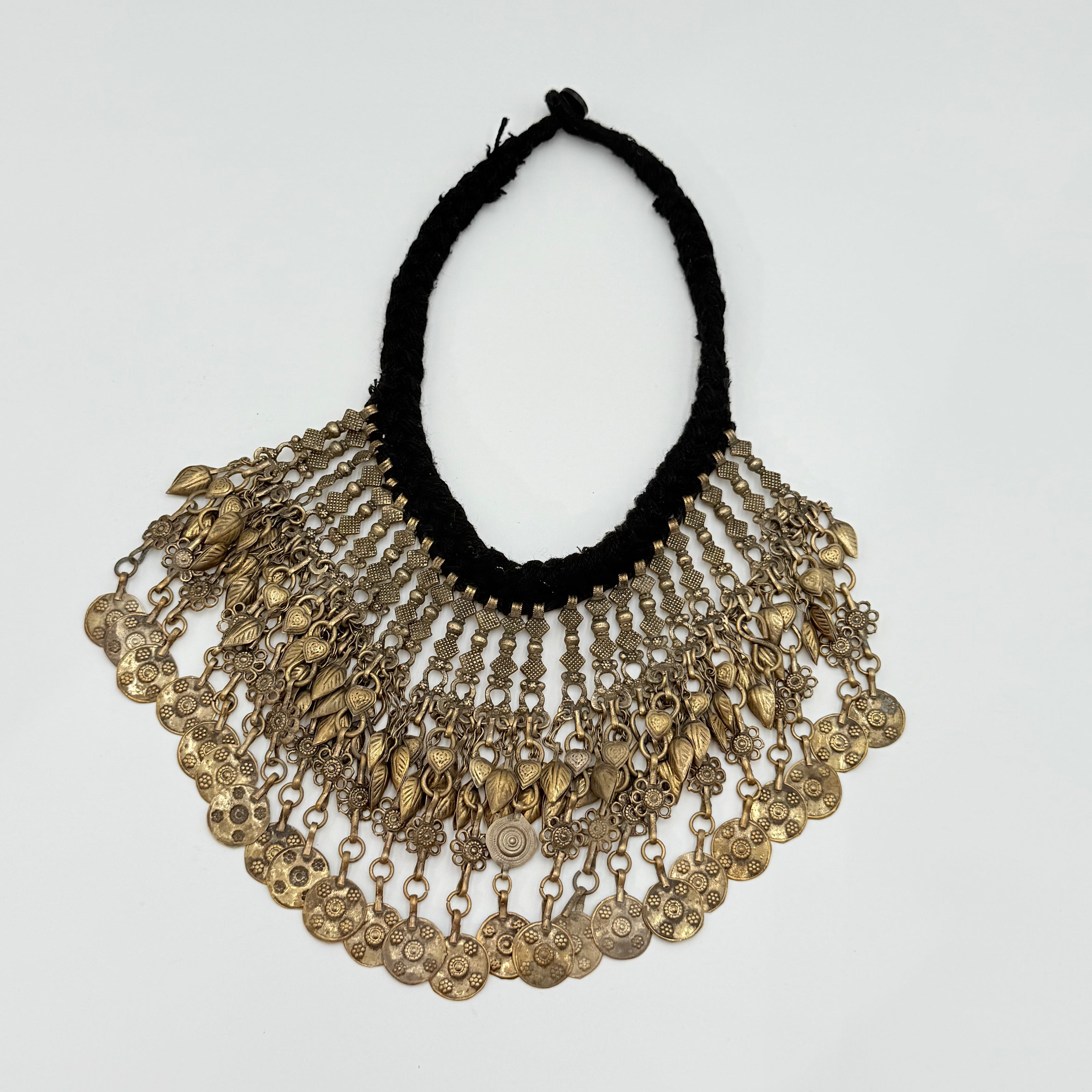 Vintage Afghan Statement Necklace Large