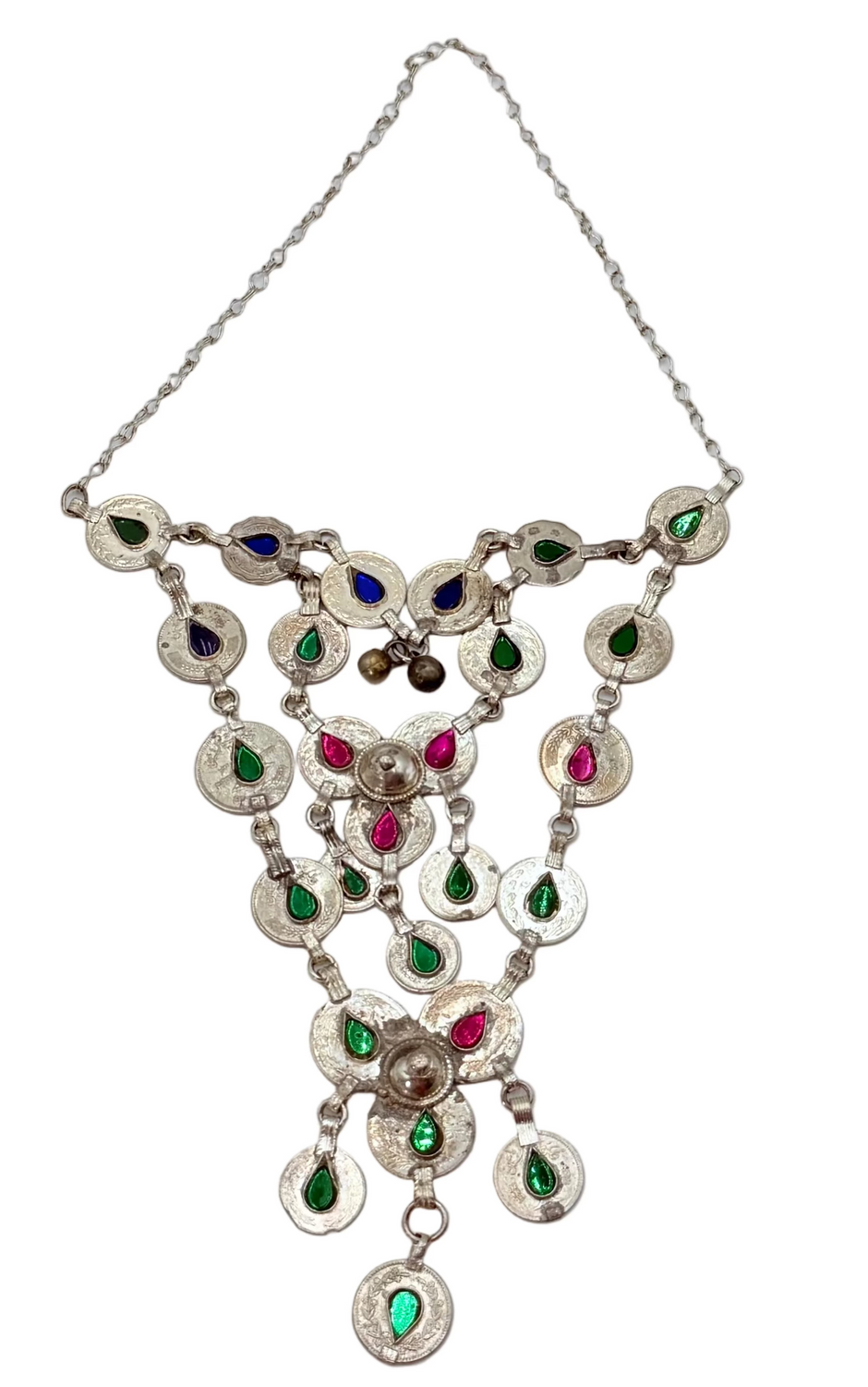 Vintage Afghan Layered Coin Necklace