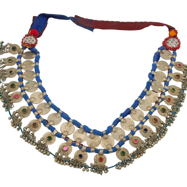 Vintage Afghan Kuchi Coins Belt Large