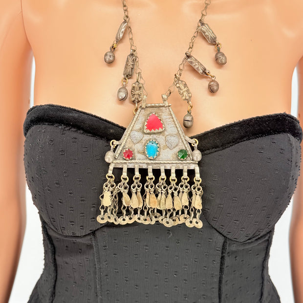 Vintage Afghani  Pendant  Necklace