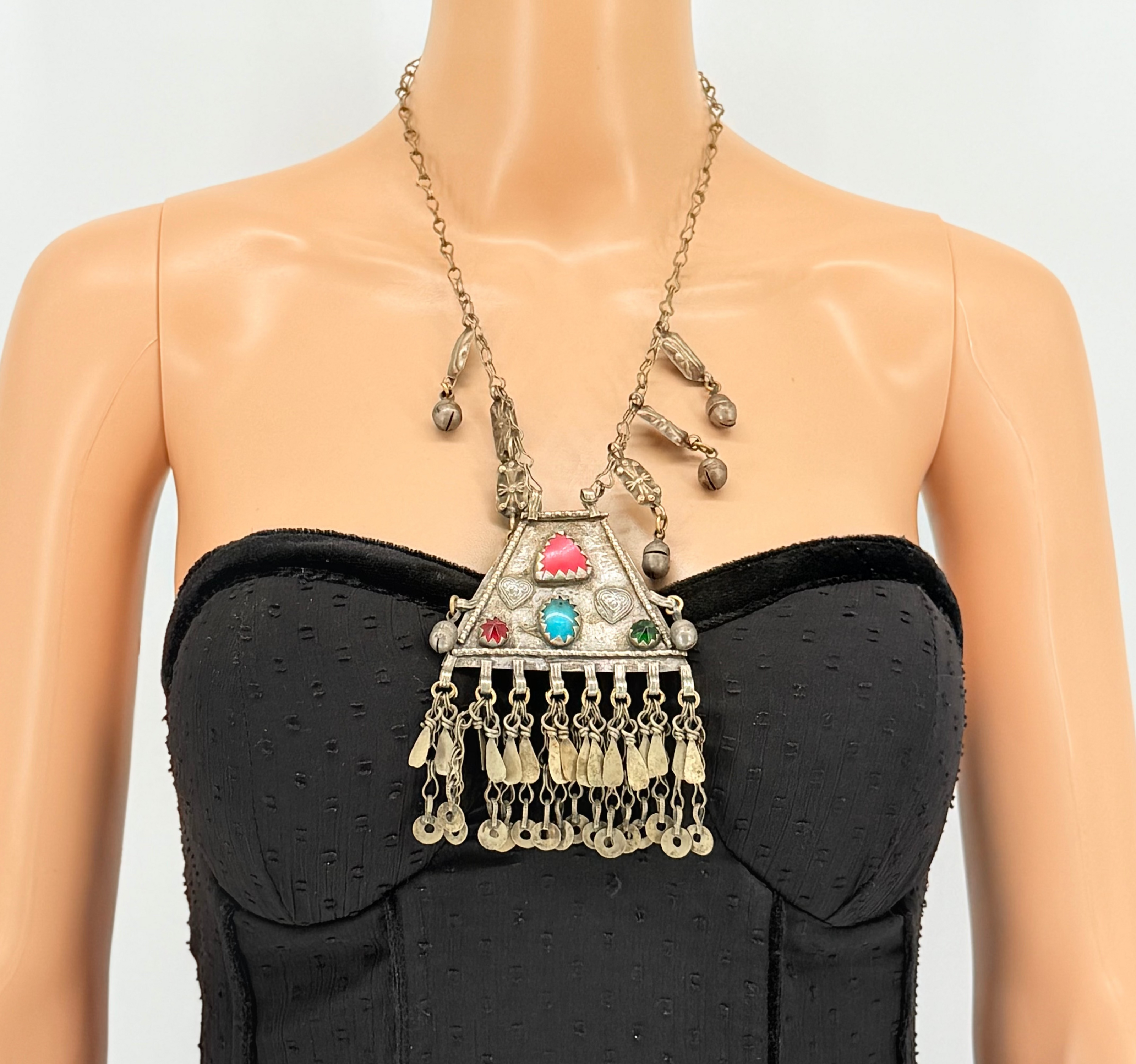 Vintage Afghani  Pendant  Necklace