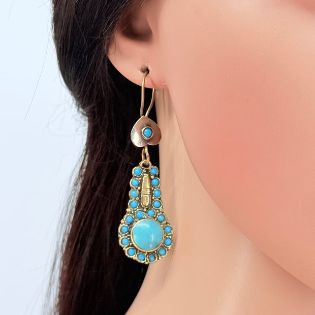 Vintage Afghan Kuchi Handcrated Earrings Set