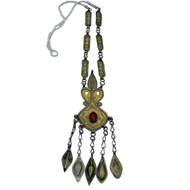 Vintage Afghani  Pendant  Necklace