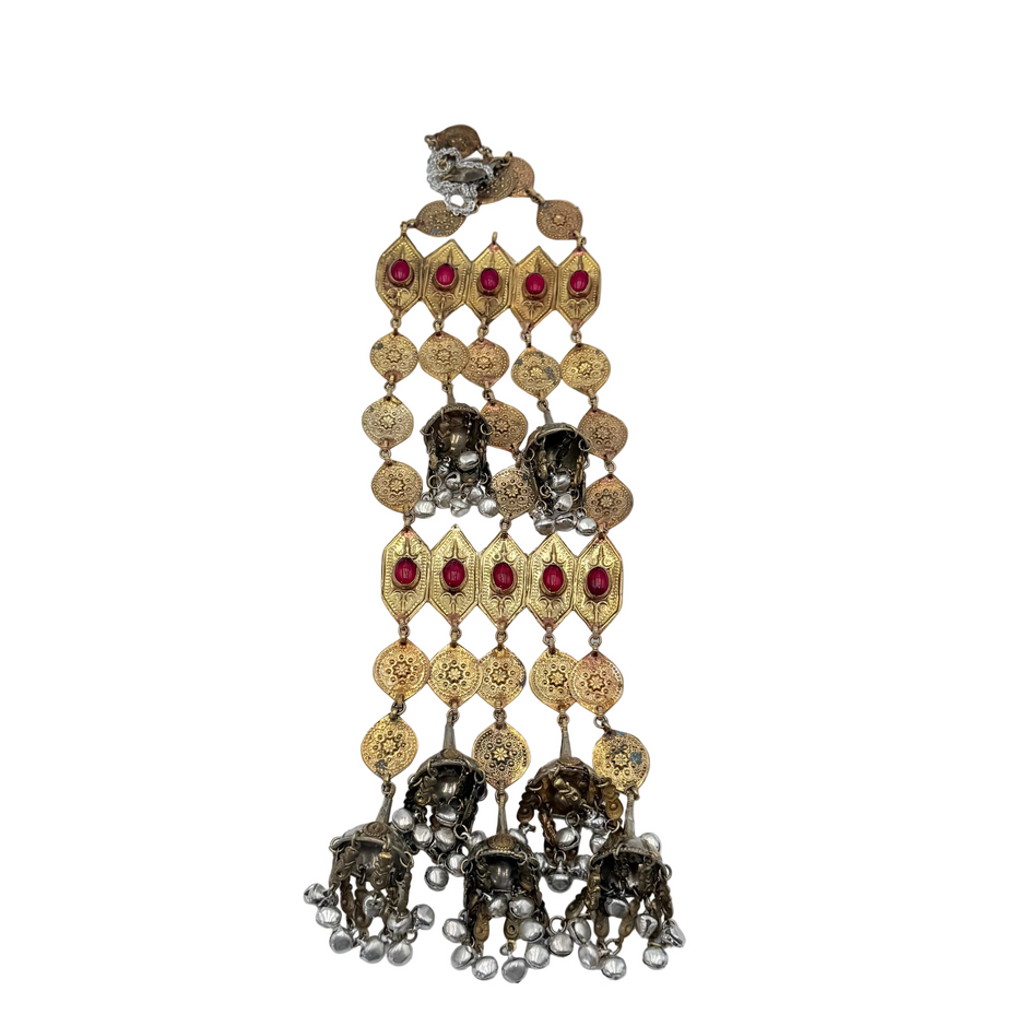 Vintage Afghan Large Statement Necklace