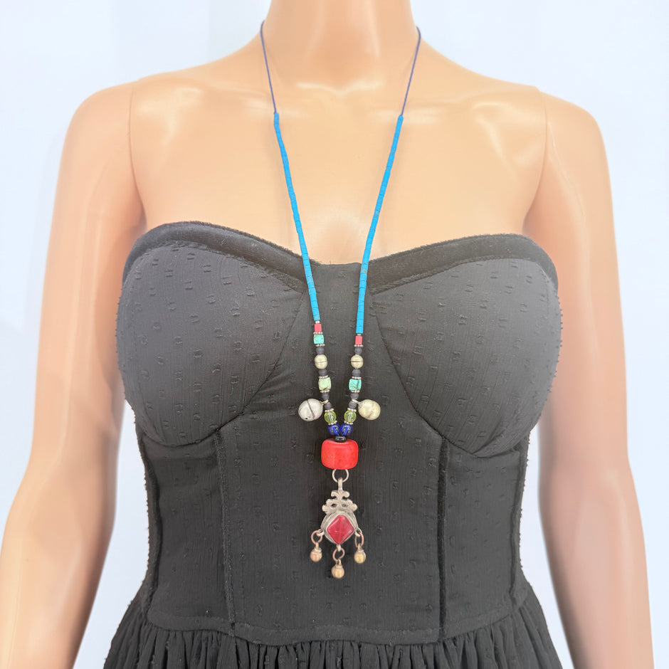 Vintage Afghani Kuchi Pendant Necklace