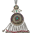 Vintage Afghani Kuchi Statement Beaded Necklace