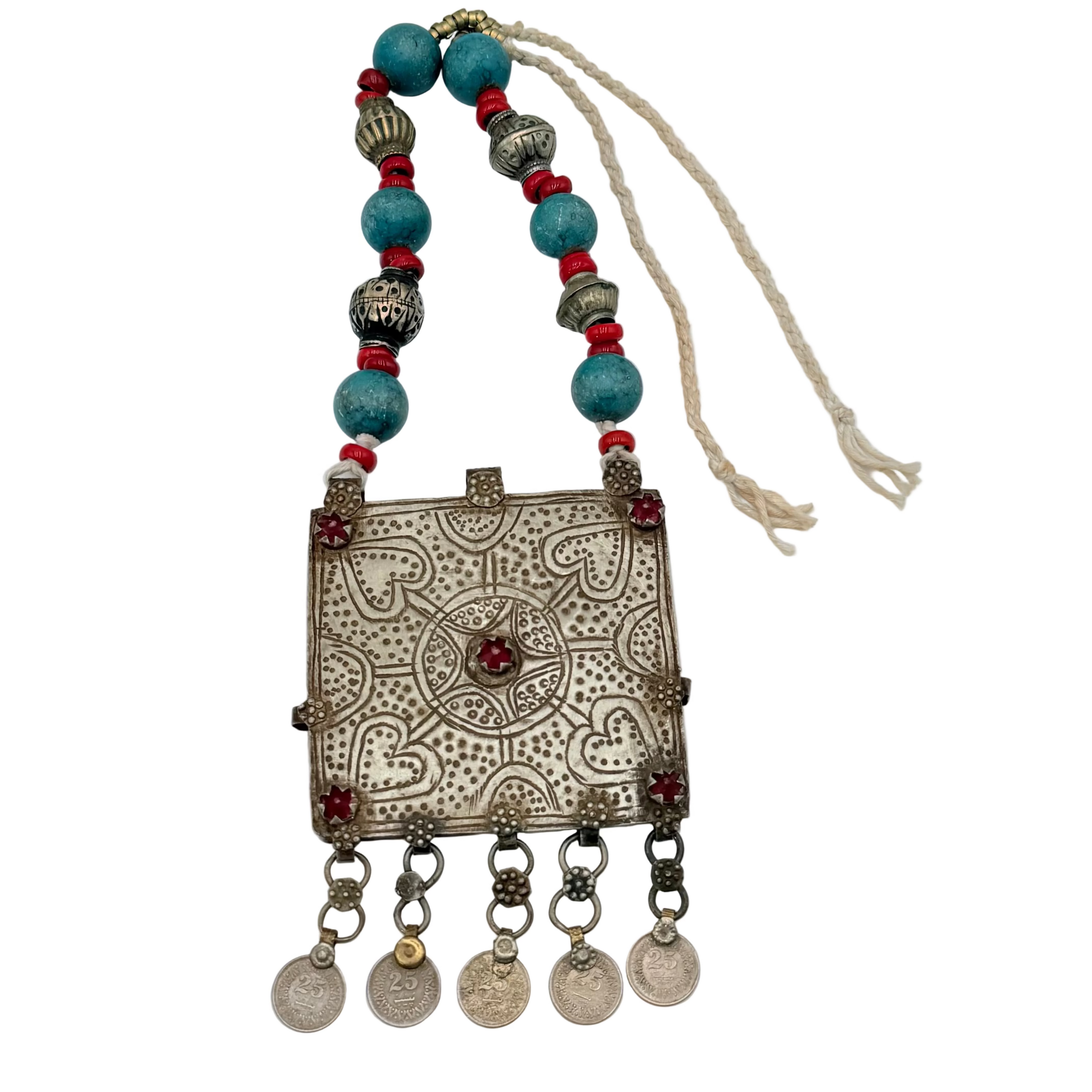 Vintage Afghan Statement Necklace