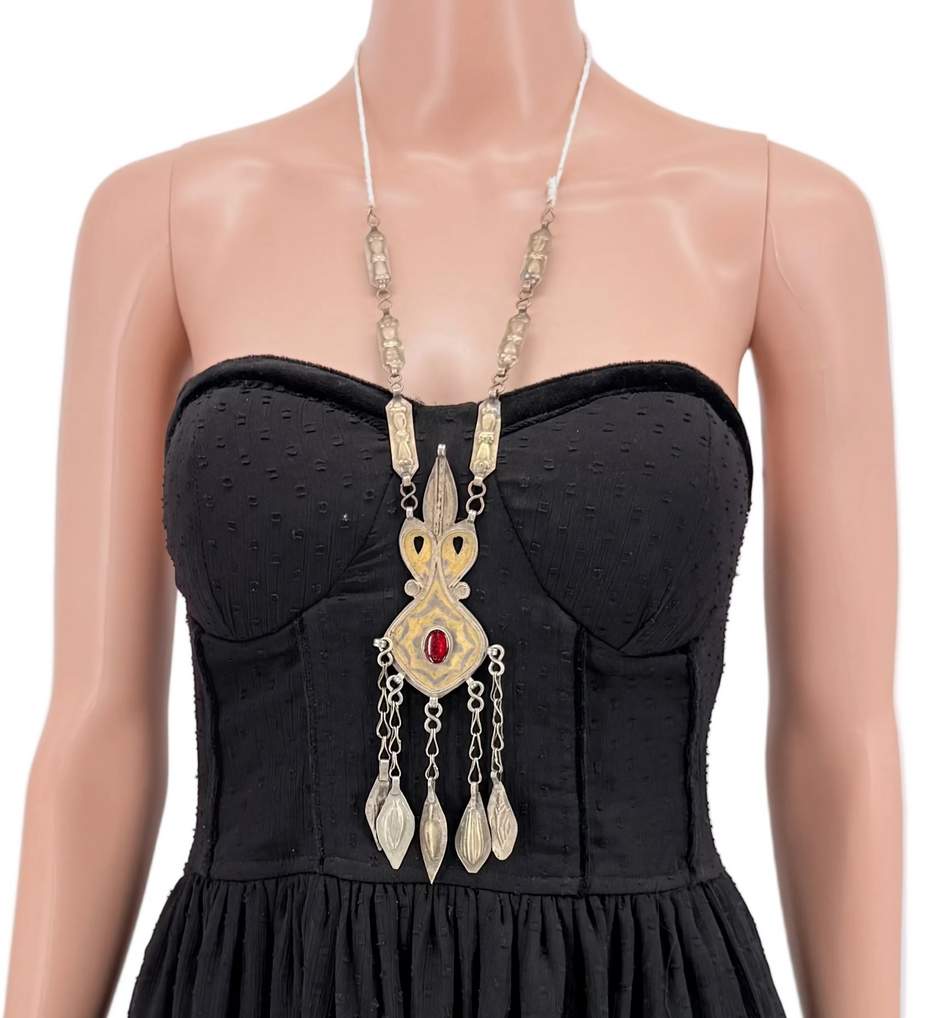 Vintage Afghani  Pendant  Necklace