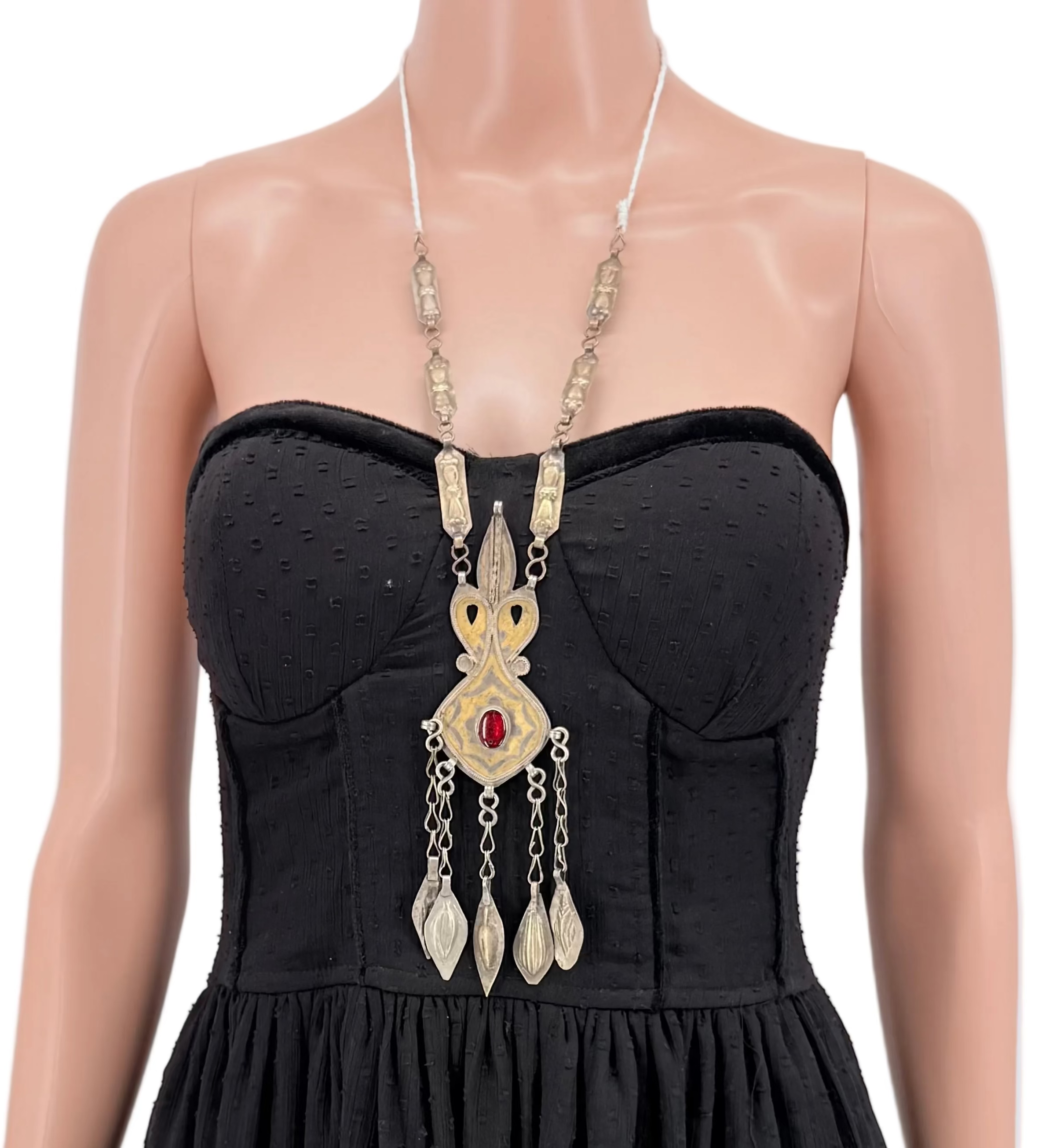 Vintage Afghani  Pendant  Necklace