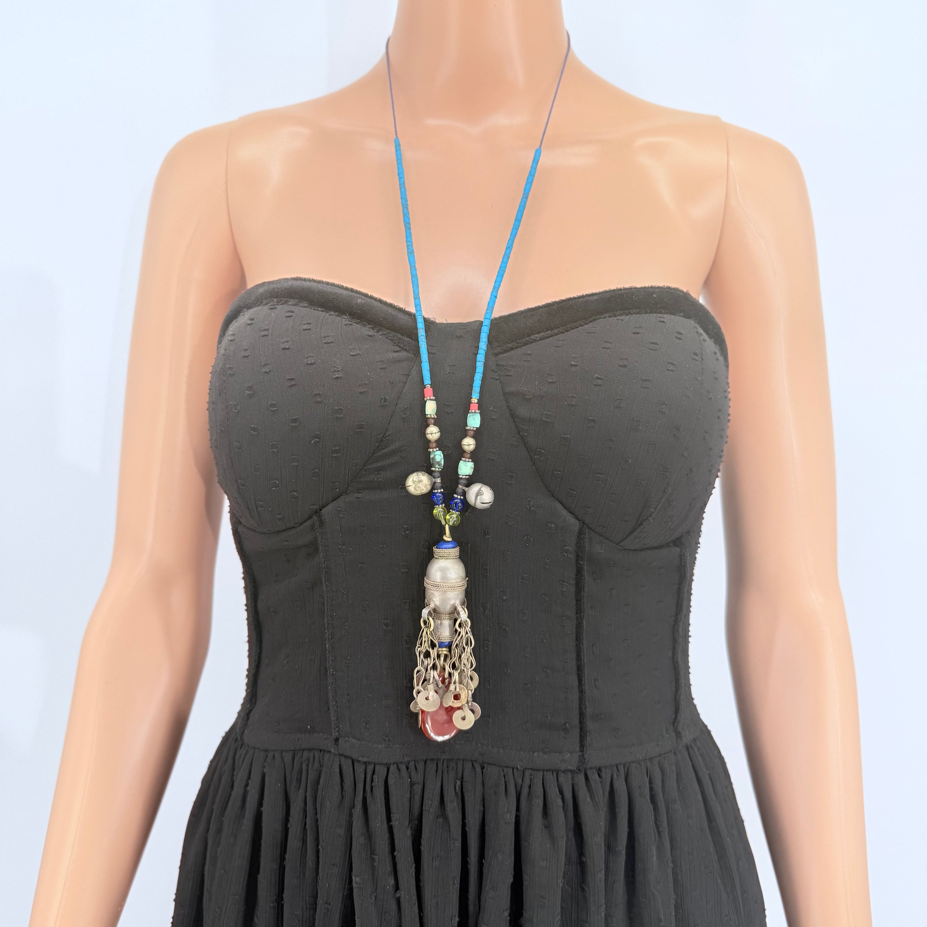 Vintage Afghani Kuchi Pendant Necklace