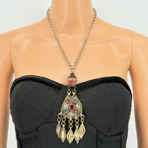 Vintage Afghani  Pendant  Necklace