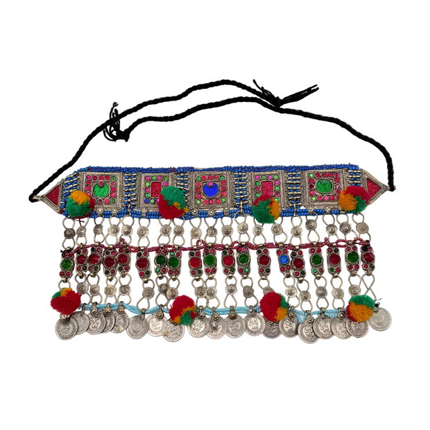Vintage Afghan Tribal Choker Necklace