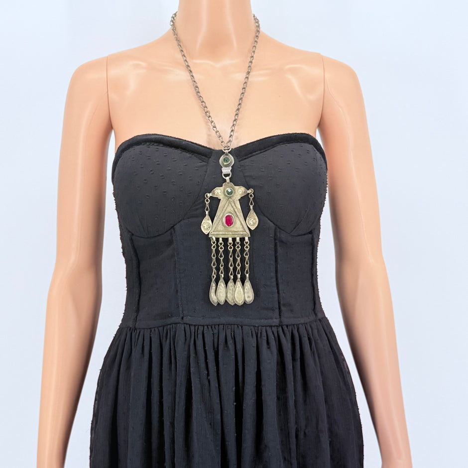 Vintage Afghani  Pendant  Necklace