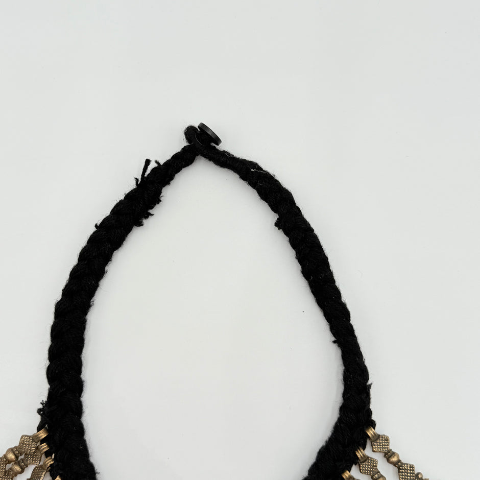 Vintage Afghan Statement Necklace Large