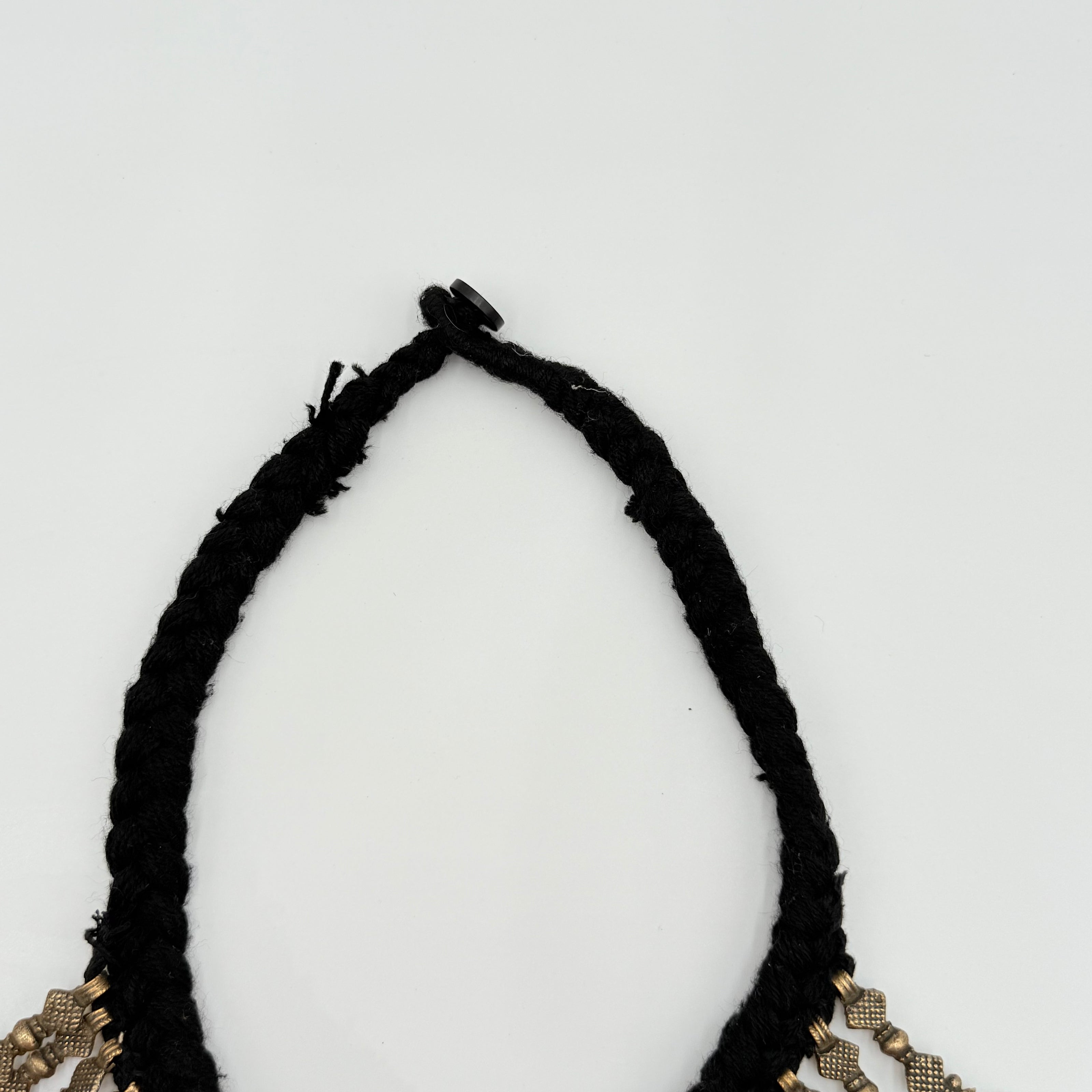 Vintage Afghan Statement Necklace Large