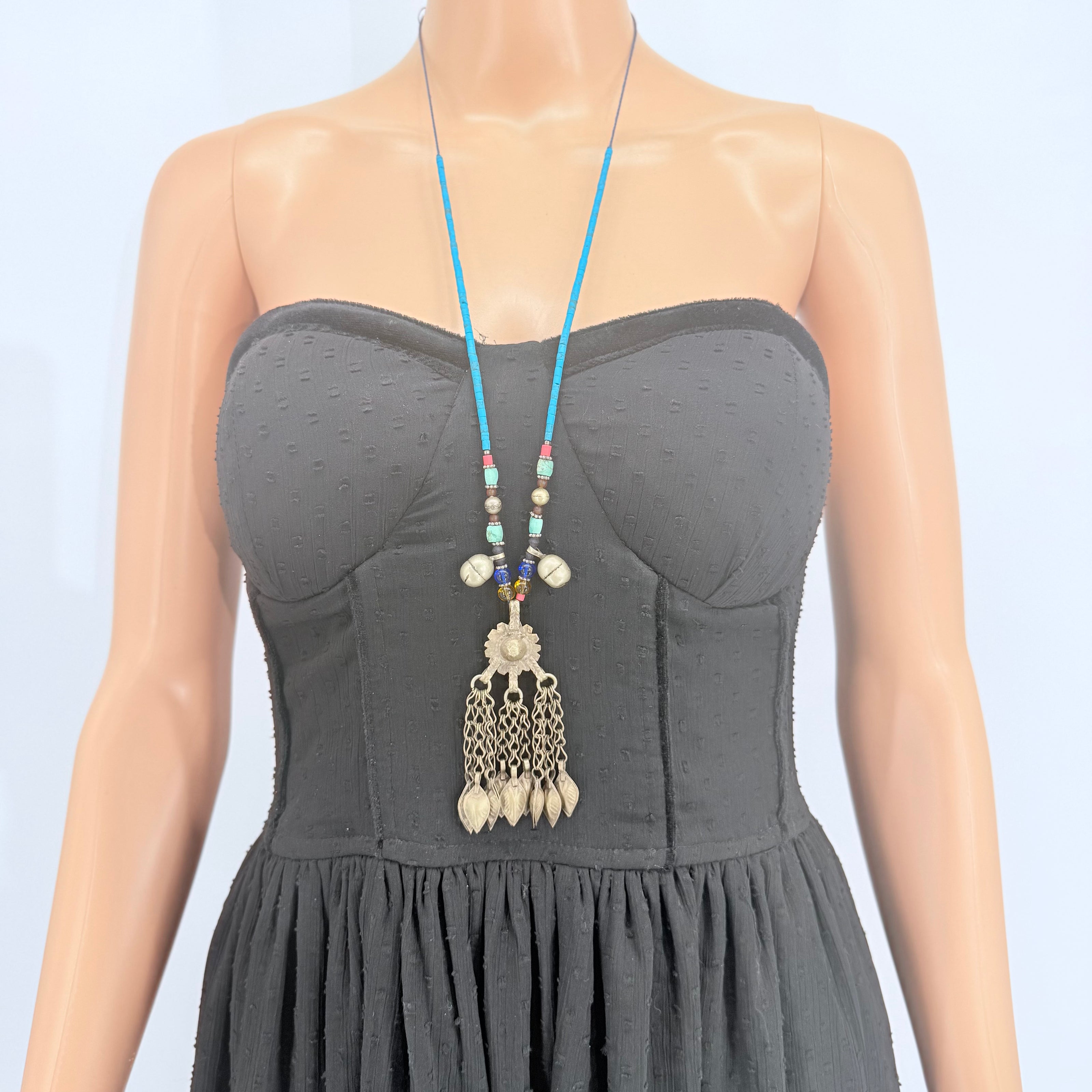 Vintage Afghani Kuchi Pendant Necklace