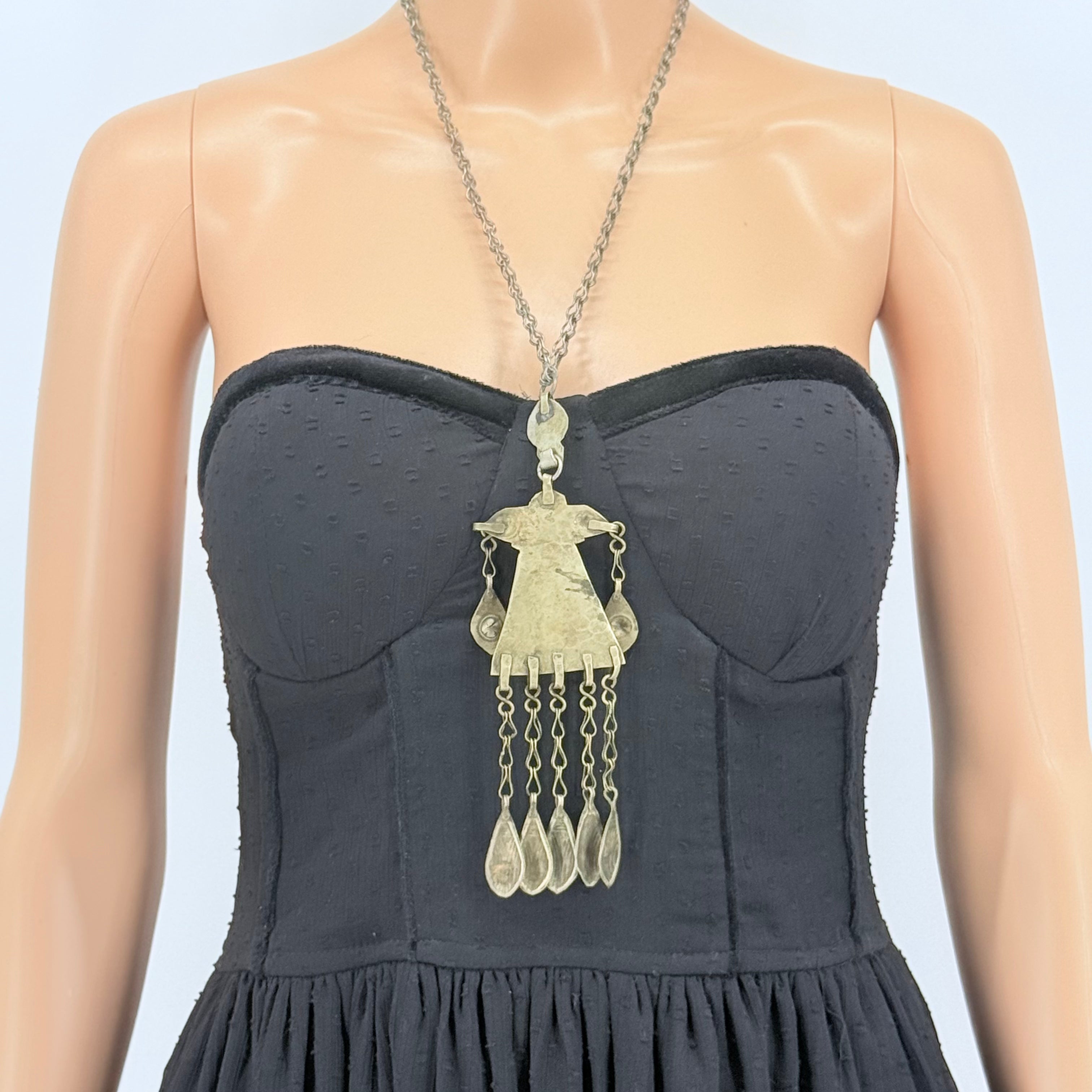 Vintage Afghani  Pendant  Necklace