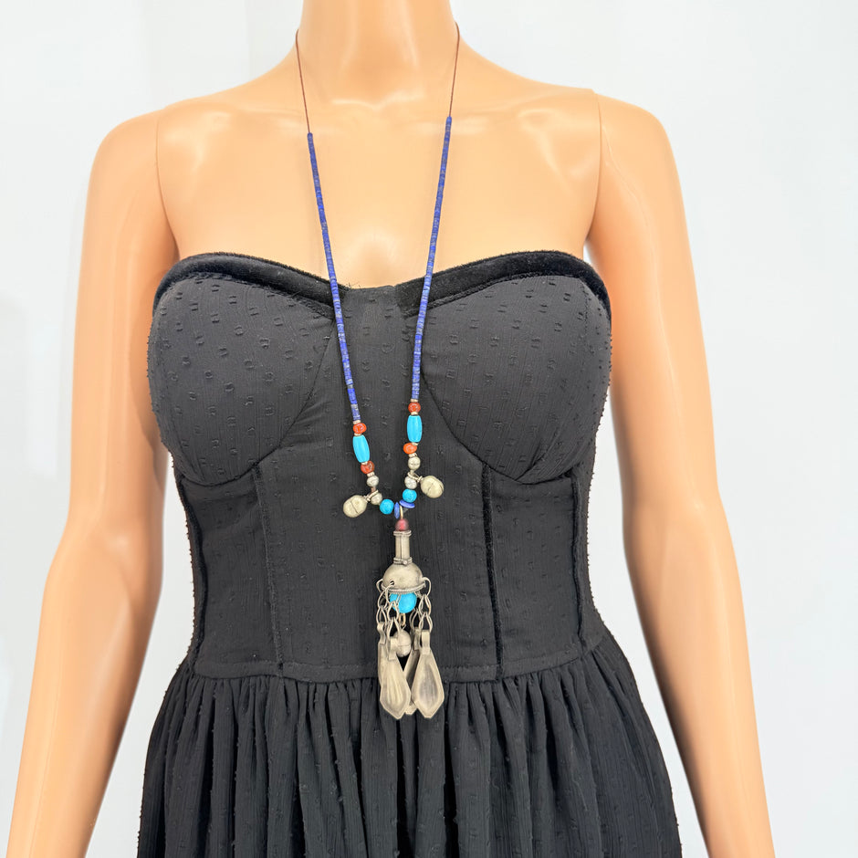 Vintage Afghani Kuchi Pendant Necklace
