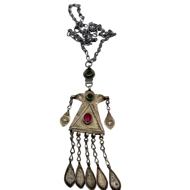 Vintage Afghani  Pendant  Necklace