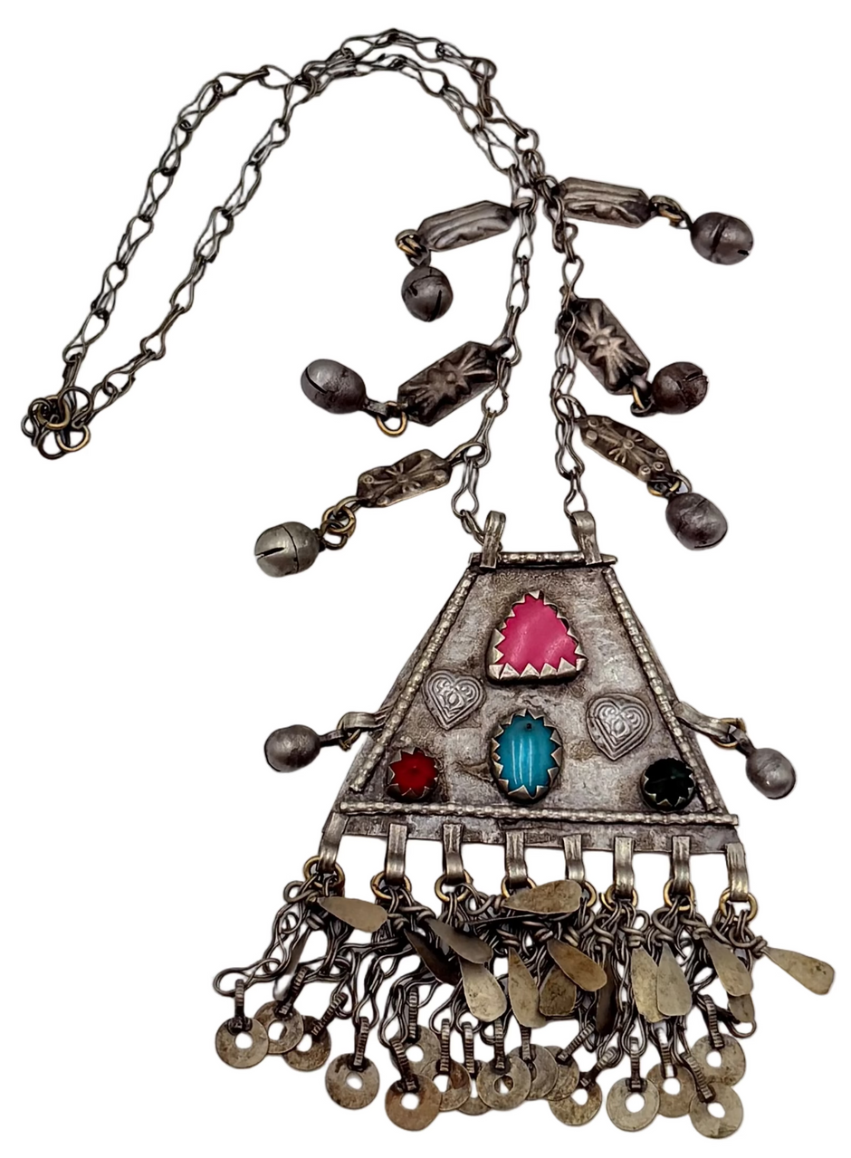 Vintage Afghani  Pendant  Necklace