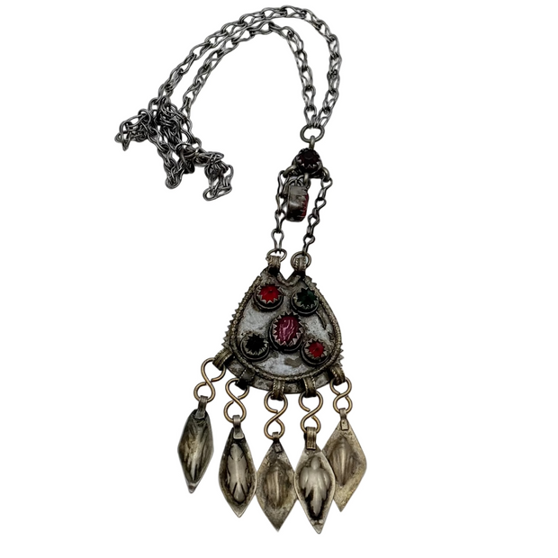 Vintage Afghani  Pendant  Necklace