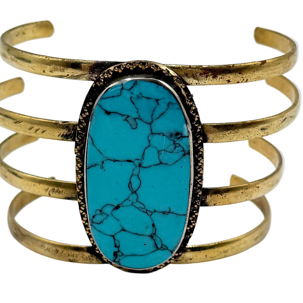 Vintage Style Kuchi Cuff Bracelet