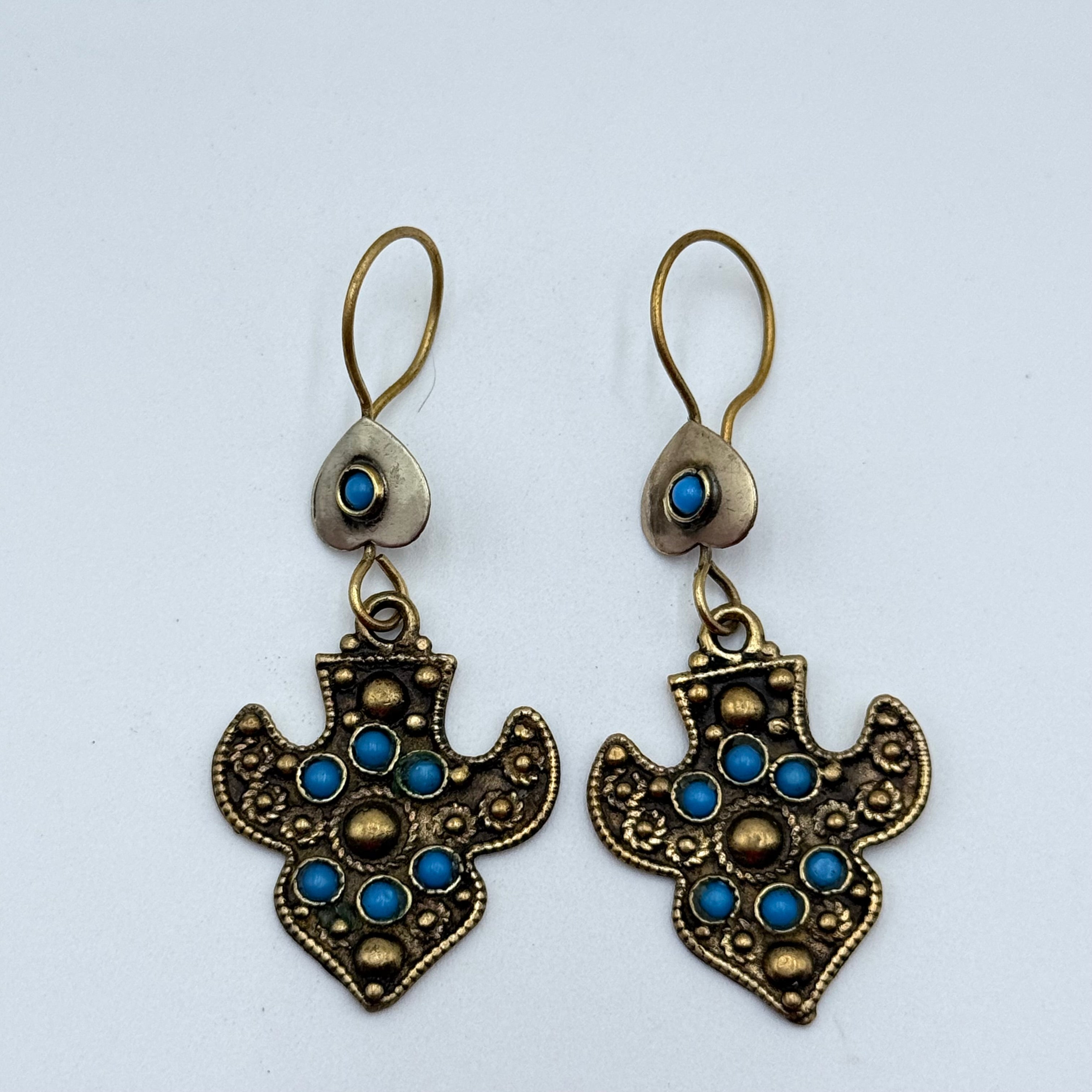 Vintage Afghani Tribal Statement Earrings