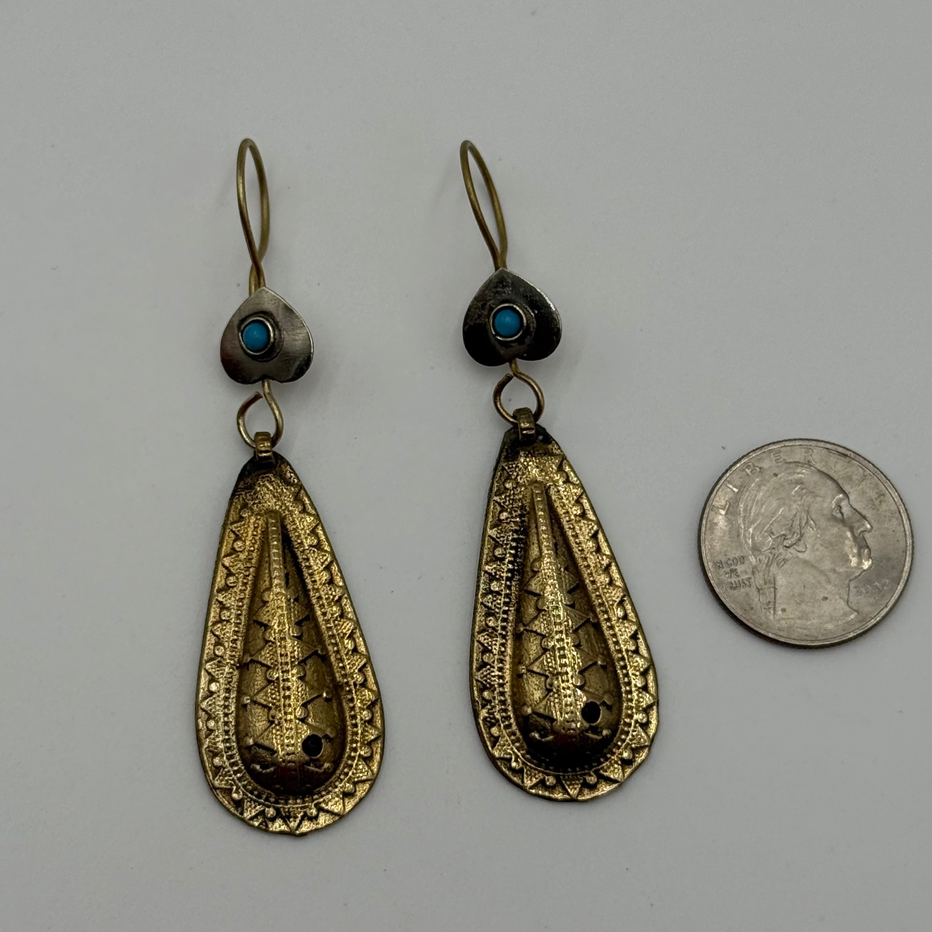 Afghan Handcrafted Teardrop  Earrings Set
