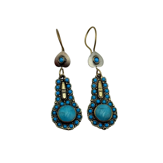 Vintage Afghan Kuchi Handcrated Earrings Set