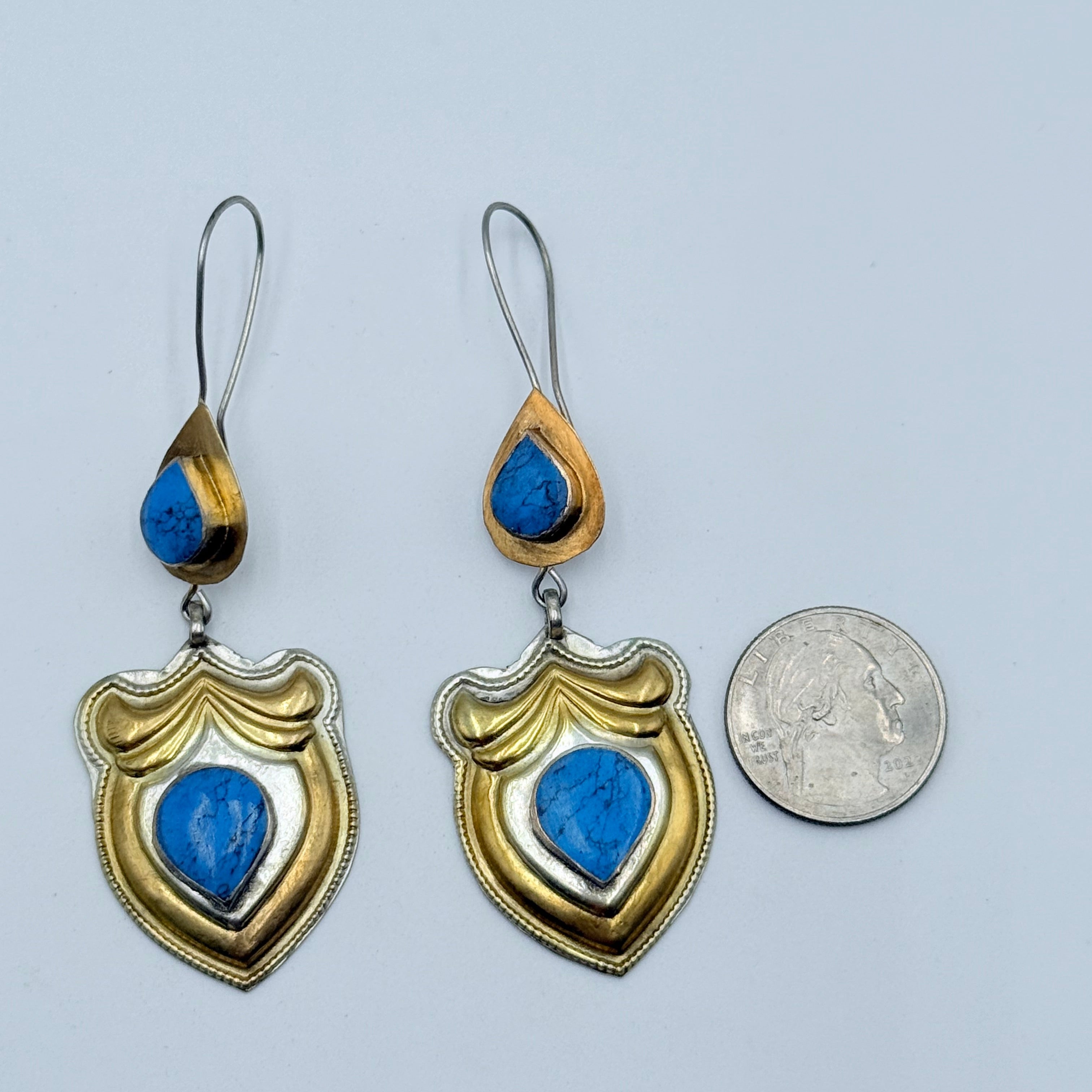 Afghan Vintage Handcrafted Earrings Set